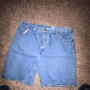 Classic Blue Denim Men's Shorts